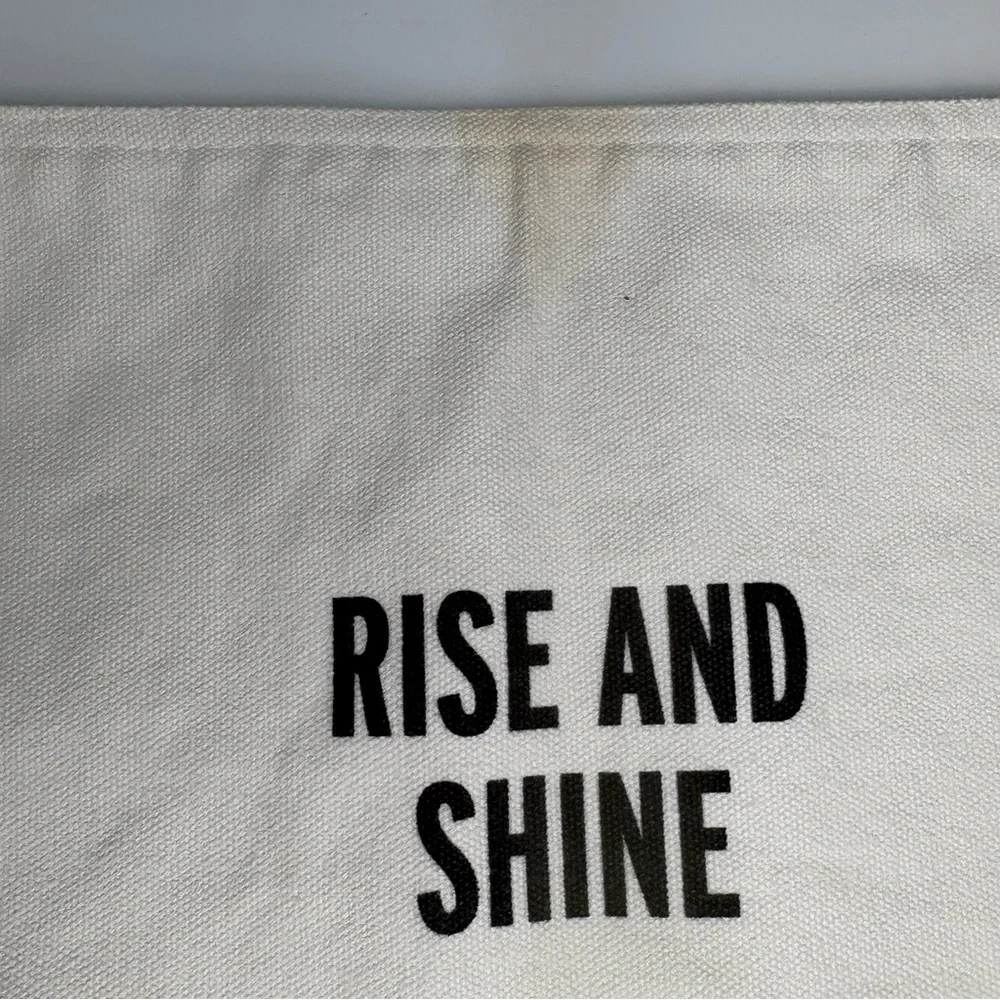 Kate Spade food for thought rise and shine white and yellow single placemat